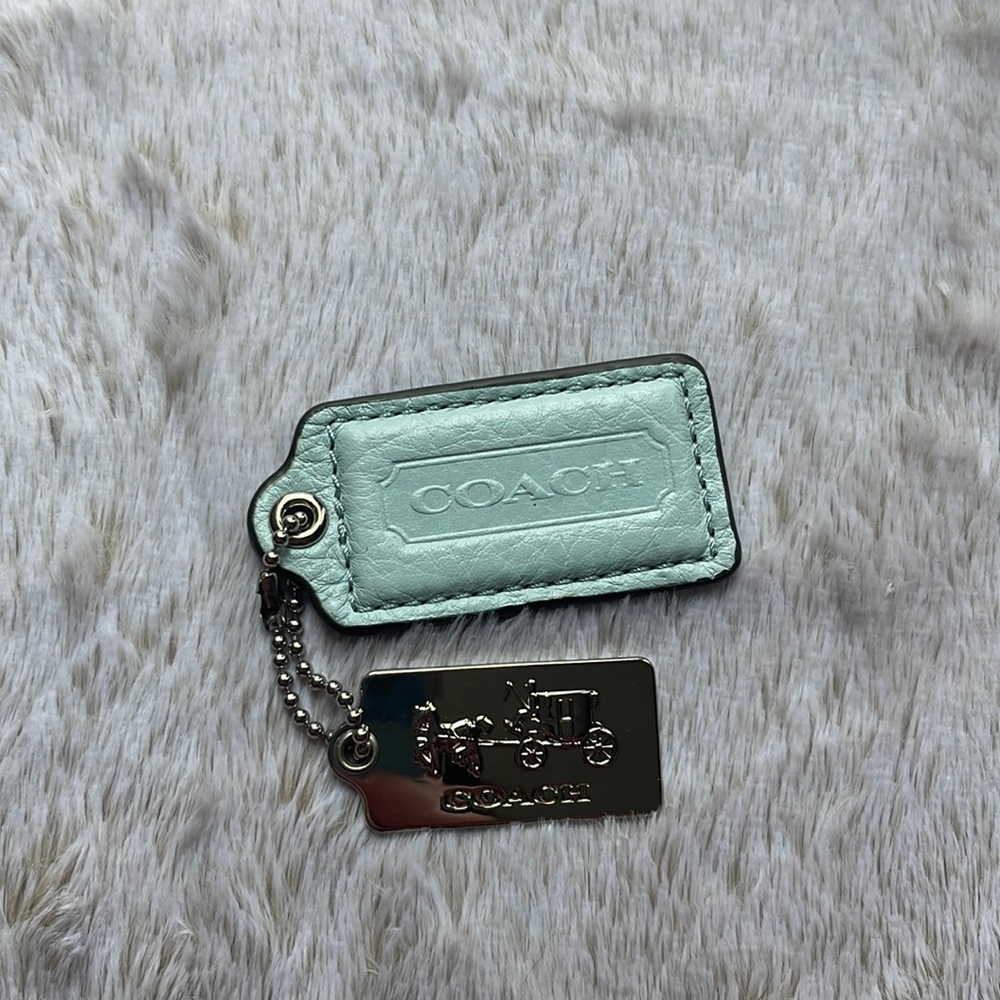Coach Leather Hangtag Set
